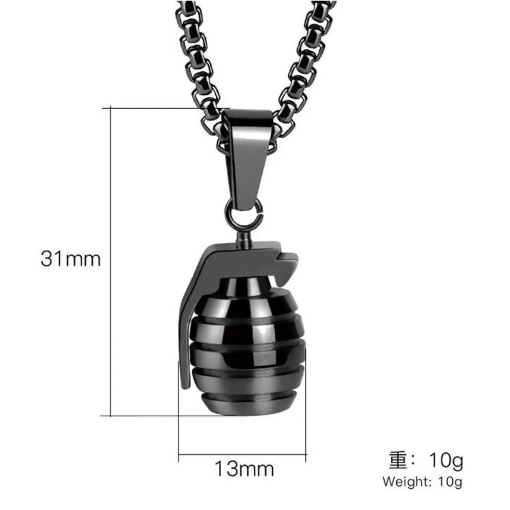 ❤️Custom Unique Hand Grenades Necklace, N90201P114